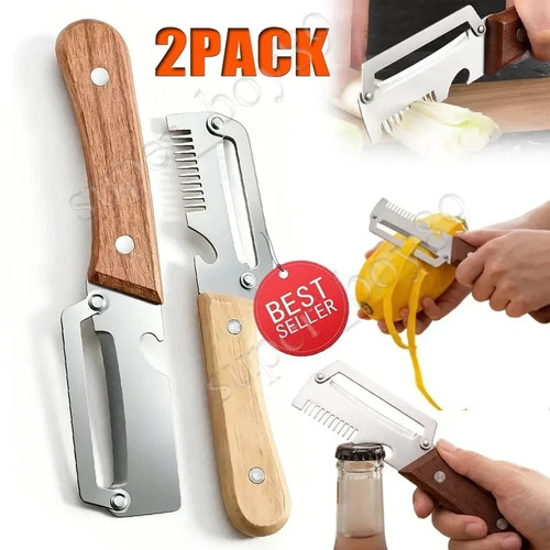 2pcs serrated peeling - 2pcs,